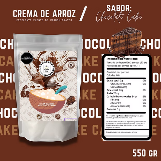 CREMA DE ARROZ INSTANTANEA - ANABOLIC CREAM