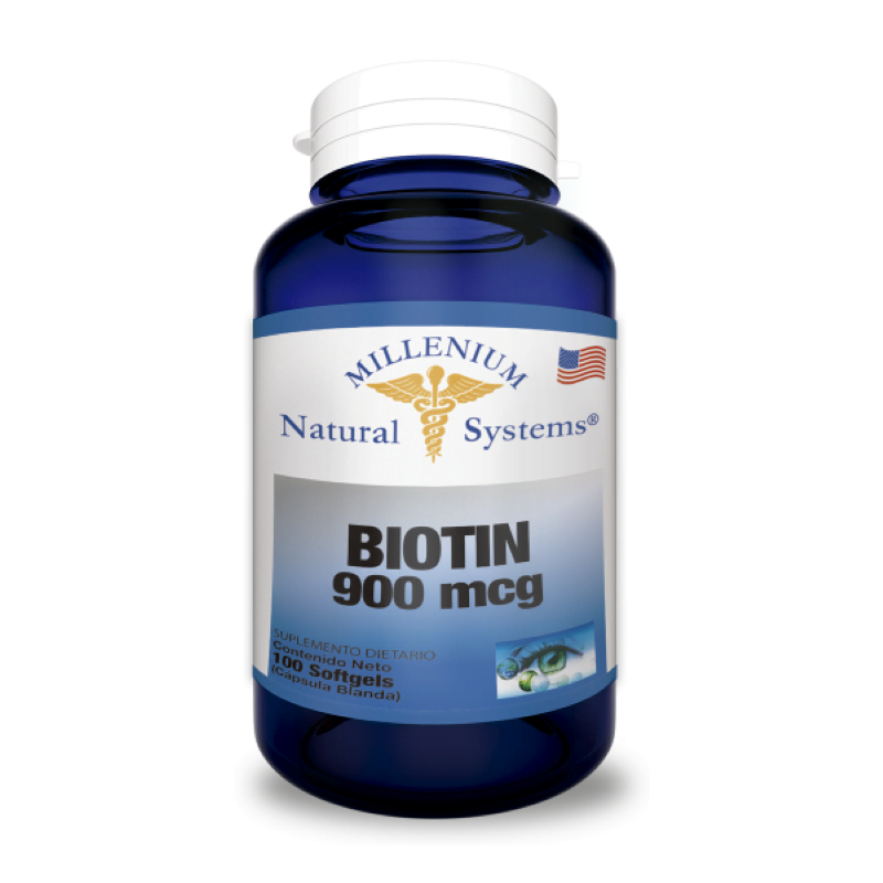 BIOTINA 900 MCG 100 SOFTGELS