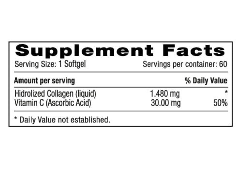 COLLAGEN PLUS VITAMIN C - 100 SOFTGELS