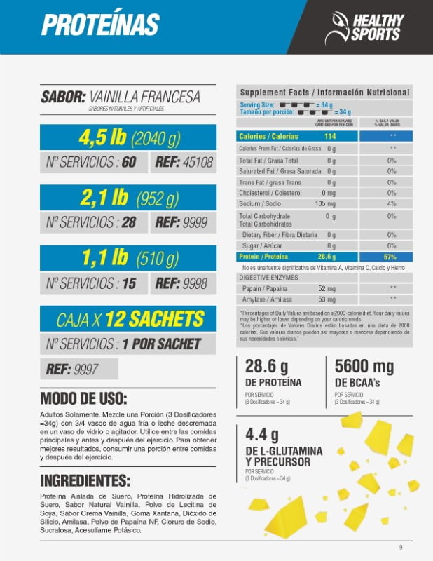 ISO WHEY 100% - 4LB