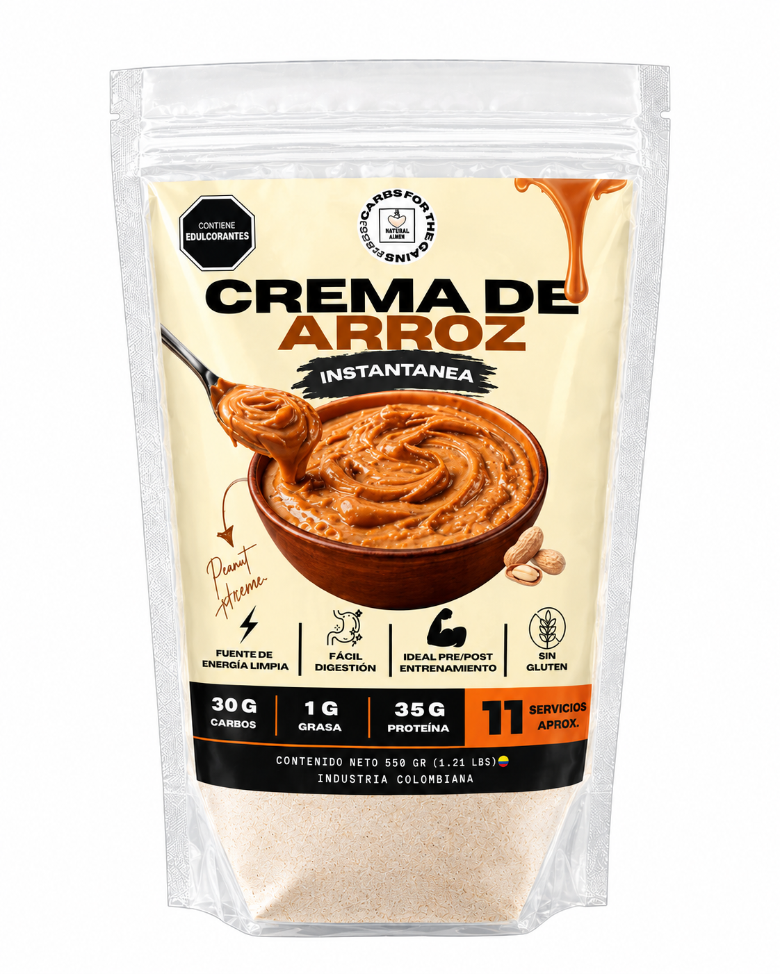 CREMA DE ARROZ INSTANTANEA - ANABOLIC CREAM