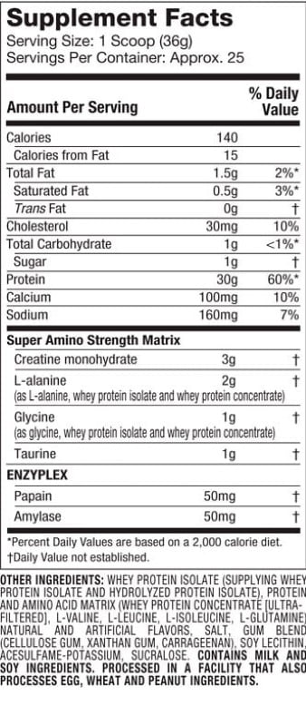 NITRO TECH WHEY PROTEIN - 2LB