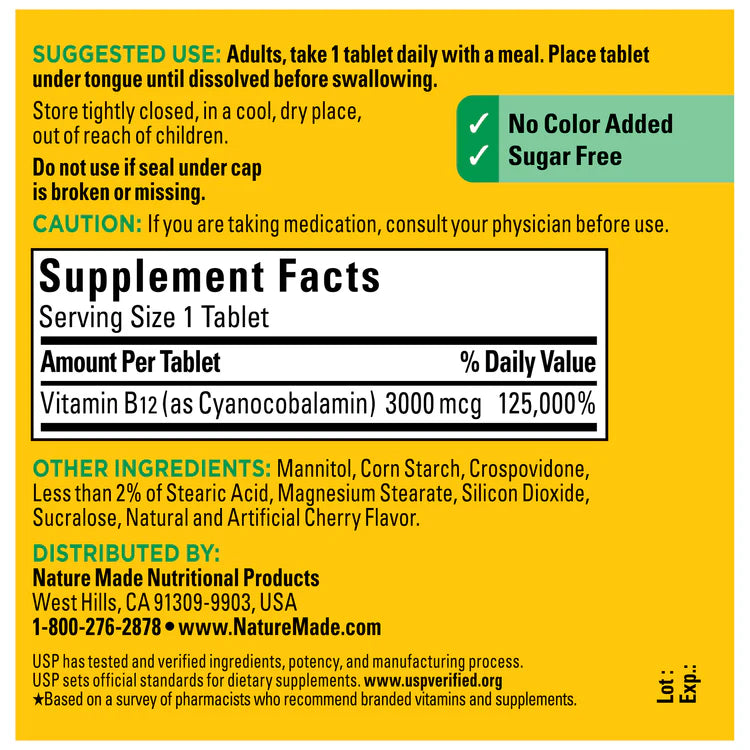 B12 - 3000MCG