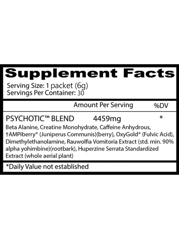 PSYCHOTIC ROJO - 30 PACKS