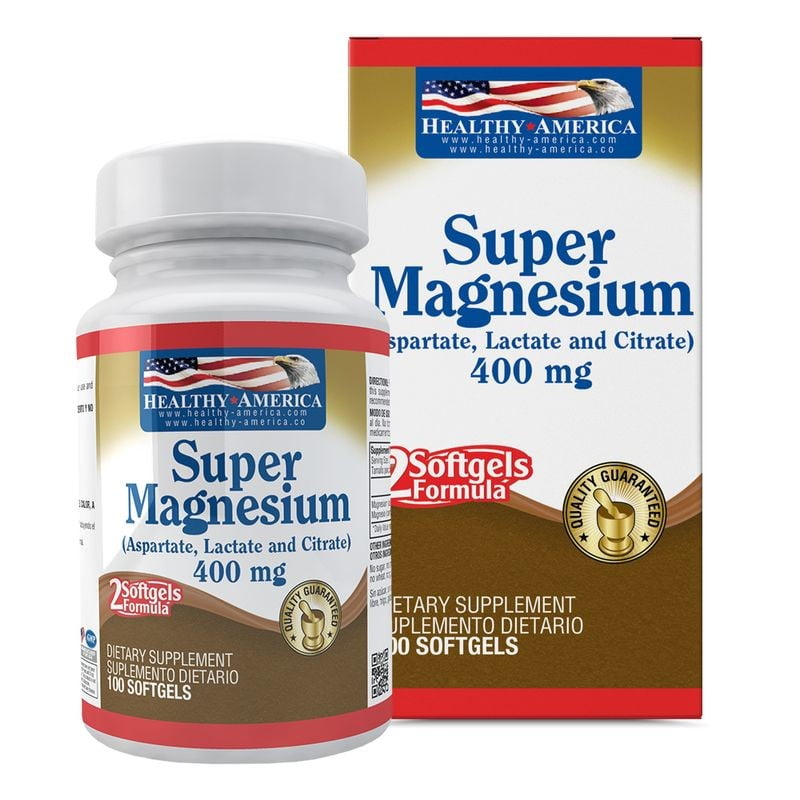 SUPER MAGNESIO 400MG - 100 SOFTGELS