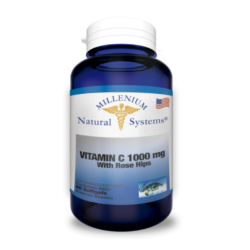 VITAMIN C 1.000 MG WITH ROSE HIPS