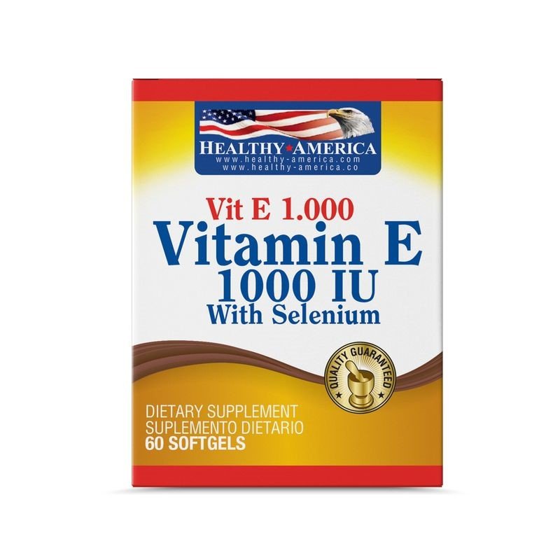 VITAMINA E 1000IU CON SELENIO - 60 SOFTGELS