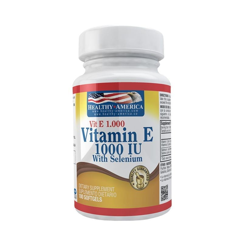 VITAMINA E 1000IU CON SELENIO - 100 SOFTGELS