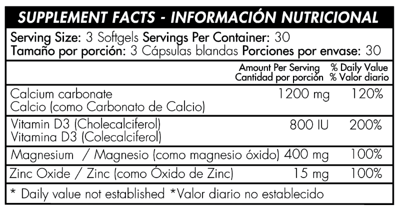 CAL-MAG-ZINC PLUS - 90 SOFTGELS