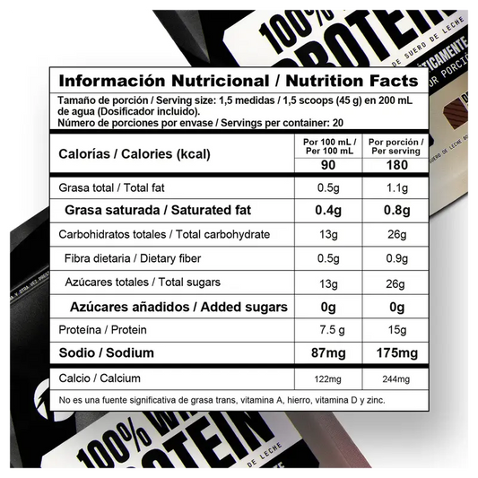 100% WHEY PROTEIN 2LB - COOKIES AND CREAM