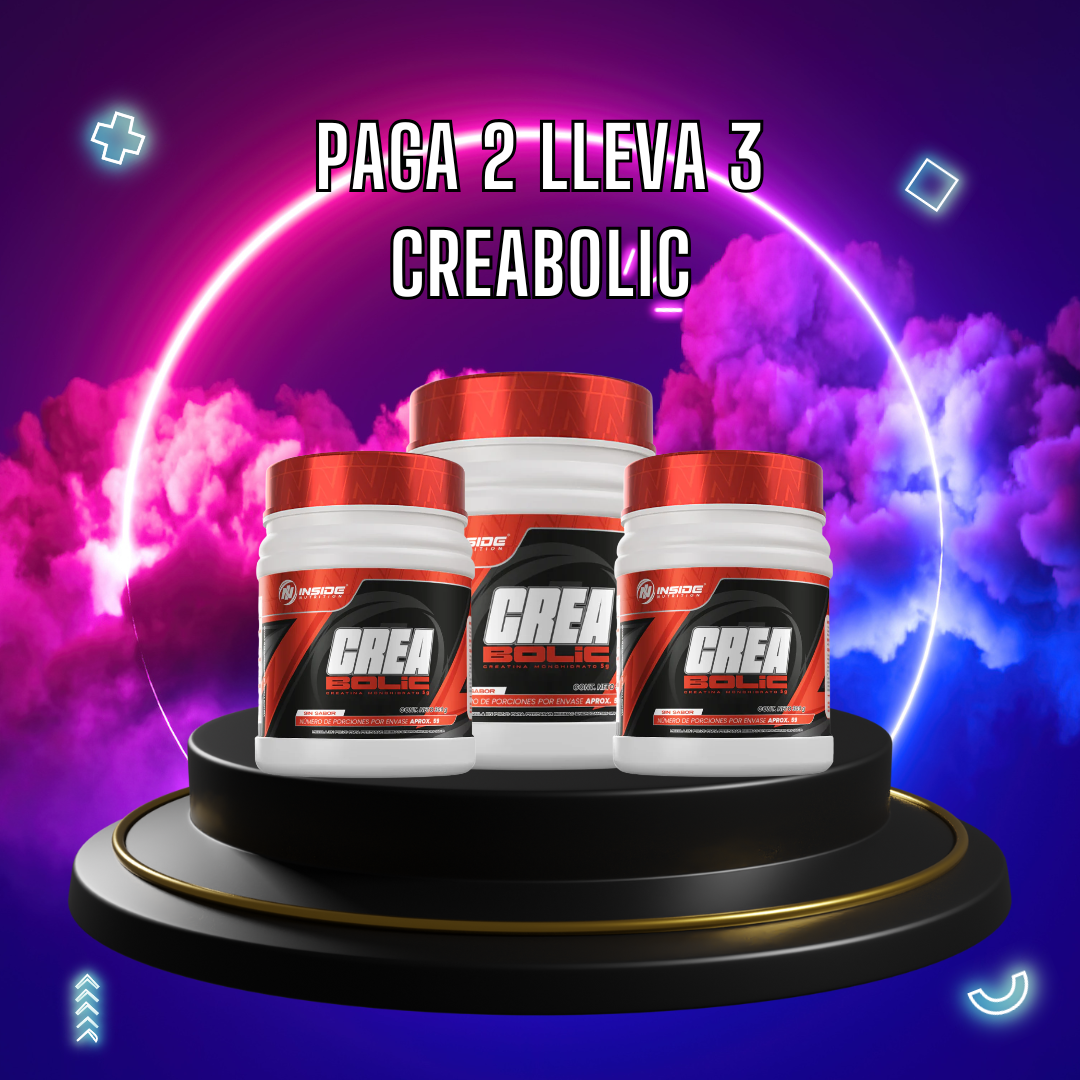 PROMO CREABOLIC - PAGA 2 LLEVA 3