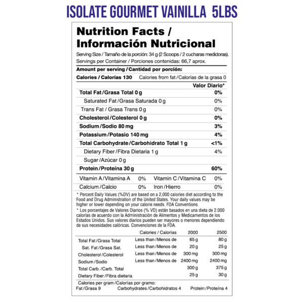 ISOLATE GOURMET - 5LB