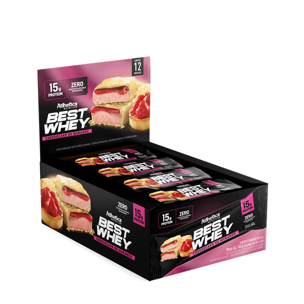 BEST WHEY BAR - CHESSECAKE DE FRESA