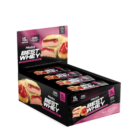 BEST WHEY BAR - CHESSECAKE DE FRESA