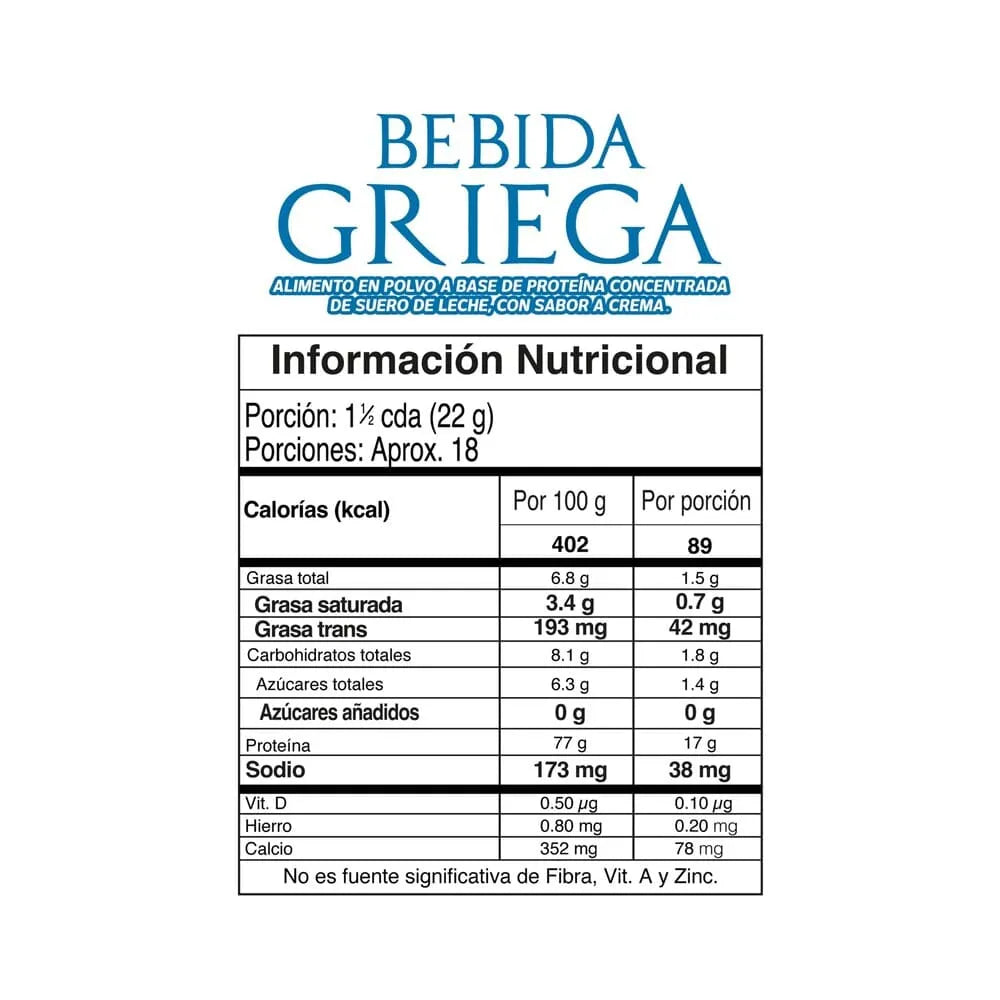 BEBIDA GRIEGA by COLANTA