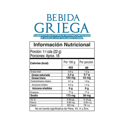 BEBIDA GRIEGA by COLANTA