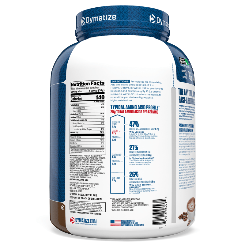 ELITE WHEY - CHOCOLATE - 2LB