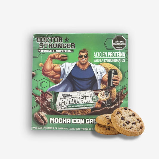 STRONG BAR - MOKA CON GALLETA - CAJA 12 UNIDADES