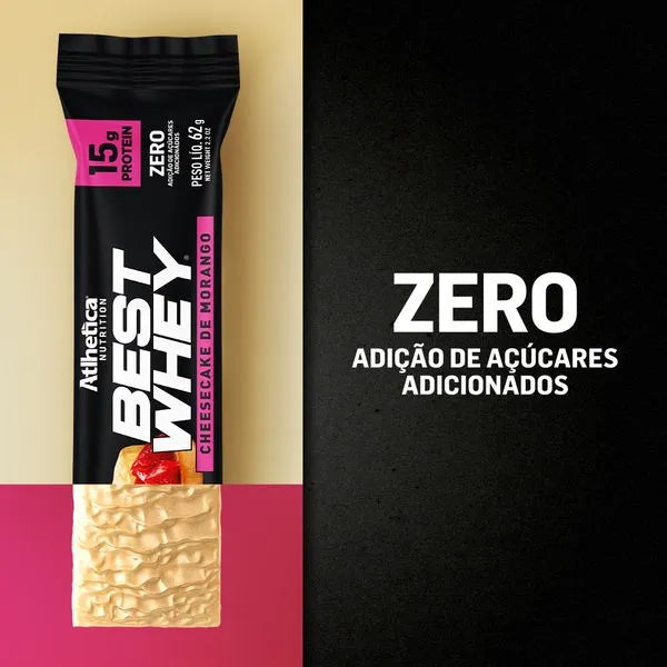 BEST WHEY BAR - CHESSECAKE DE FRESA