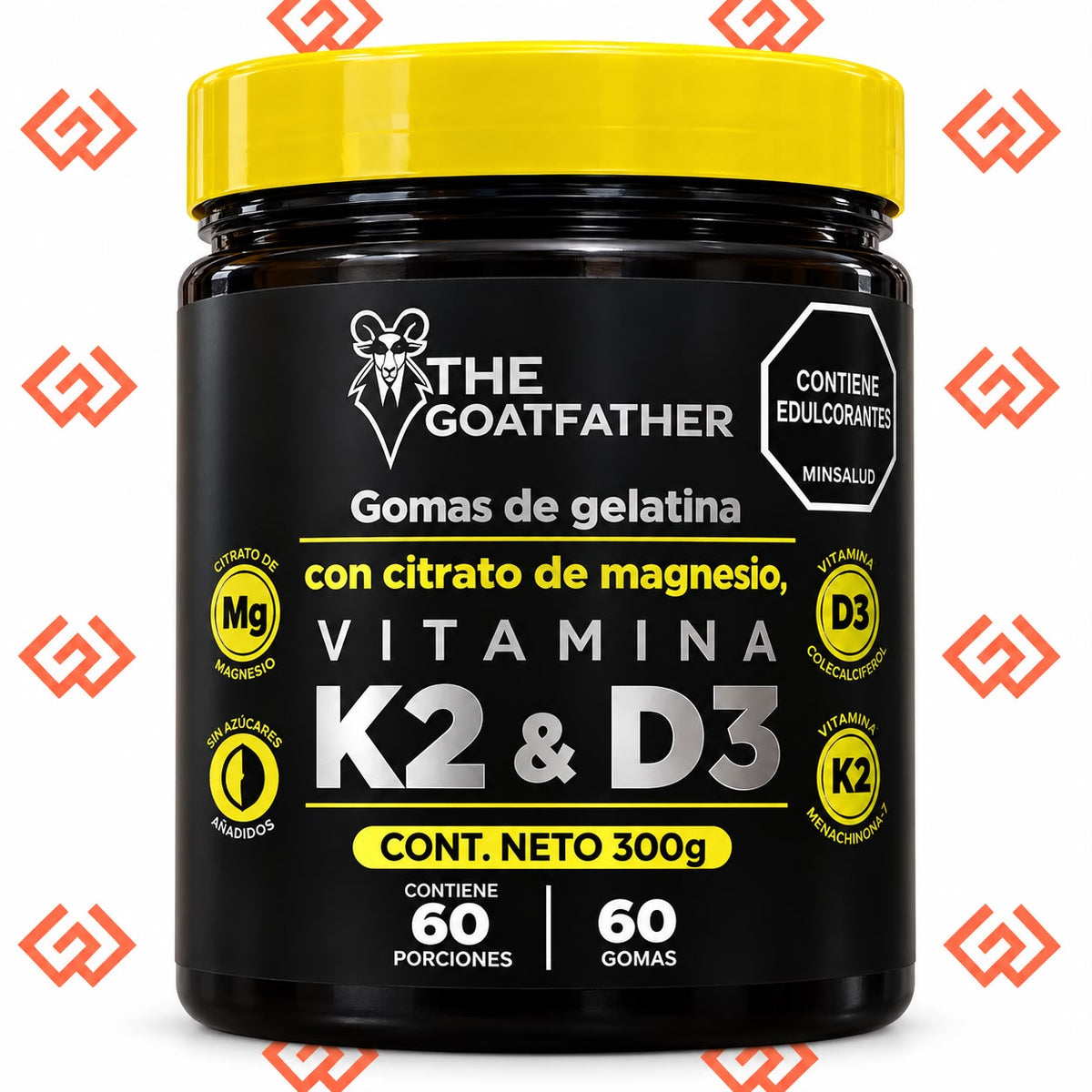 GOMITAS de K2&D3 con CITRATO de MAGNESIO