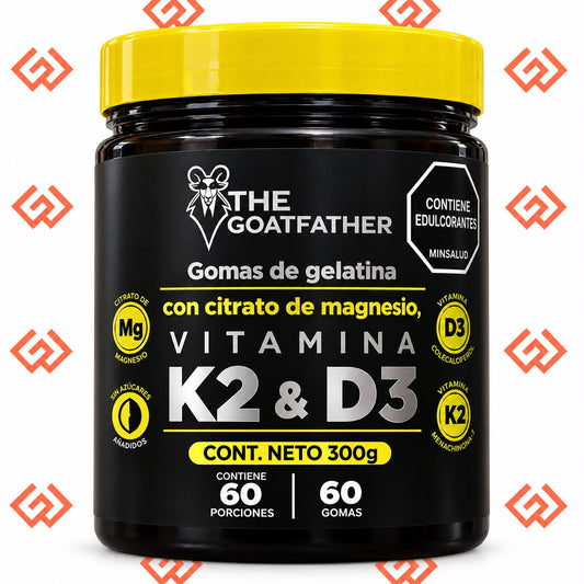 GOMITAS de K2&D3 con CITRATO de MAGNESIO