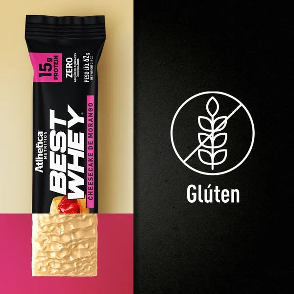 BEST WHEY BAR - CHESSECAKE DE FRESA