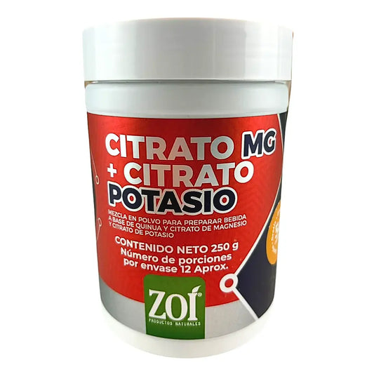CITRATO DE MAGNESIO + CITRATO DE POTASIO - 250G ZOI