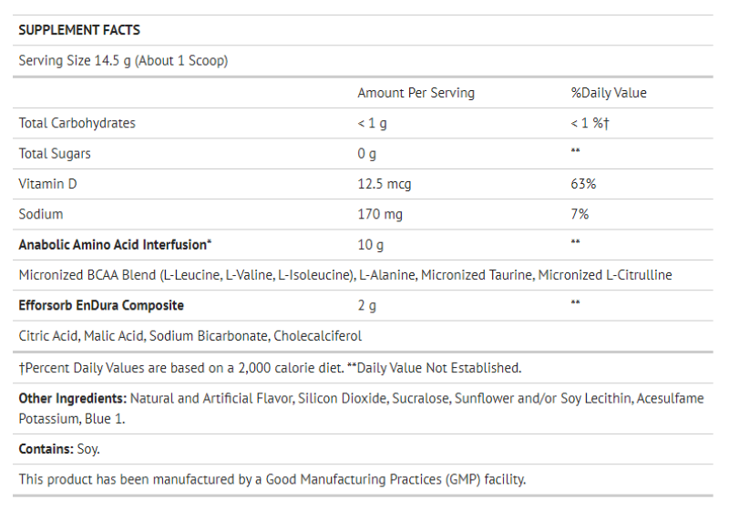 AMINO X 2,24LB - 70 SERVICIOS