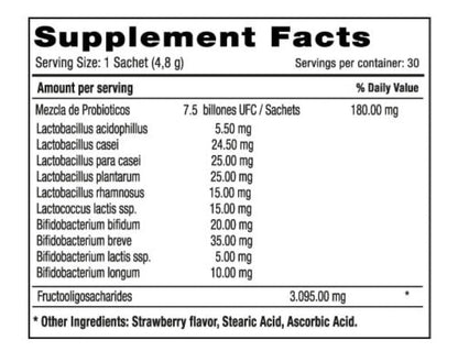 BWELL PROBIOTICS & PREBIOTICS X 30 SOBRES