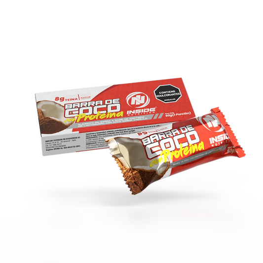 BARRA DE COCO CON PROTEINA