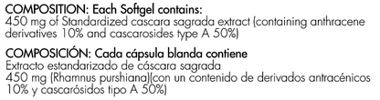 CASCARA-SAGRADA 450MG - 60 SOFTGELS