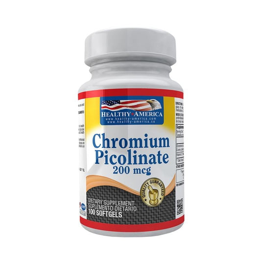 PICOLINATO DE CROMO - 100 SOFTGELS