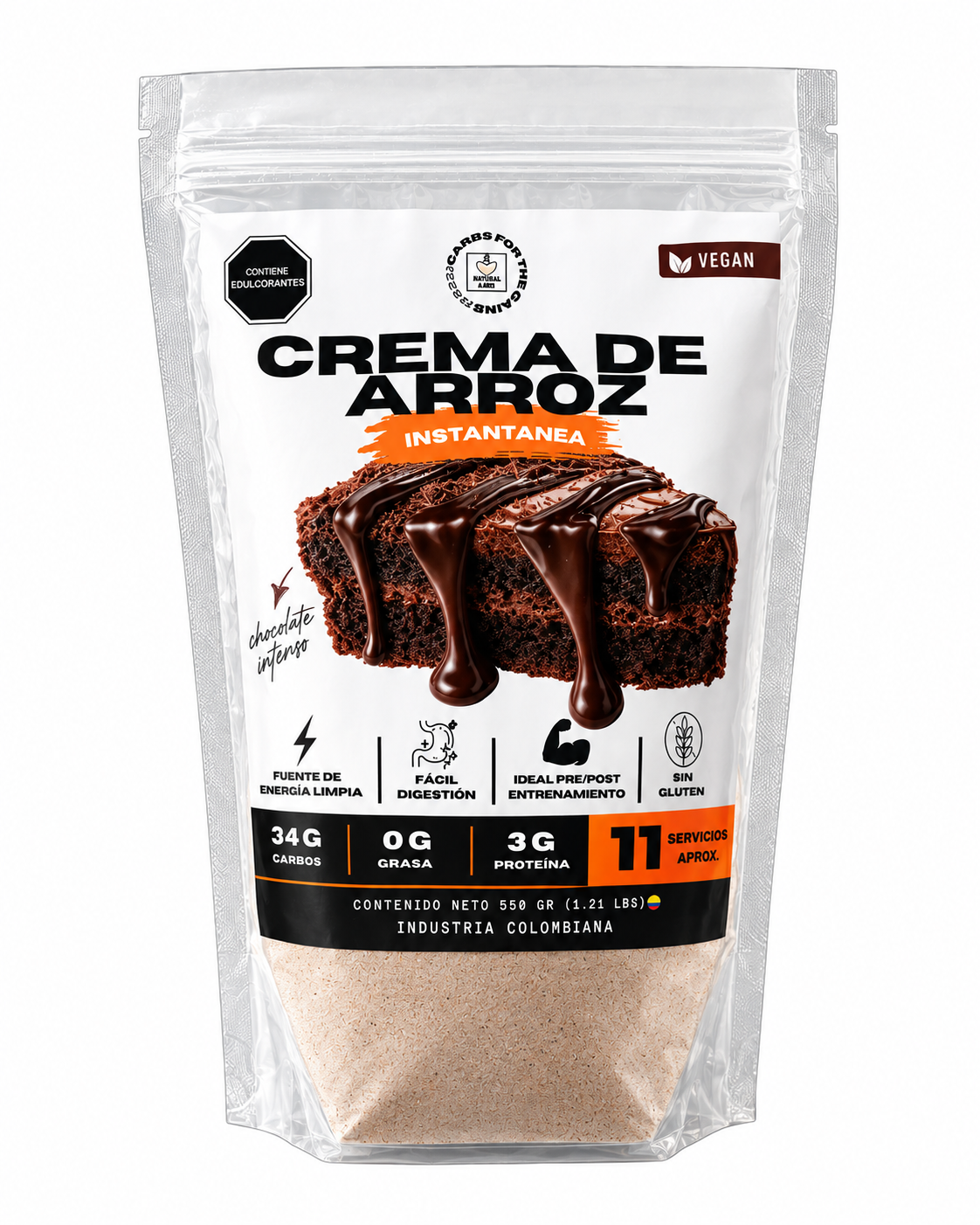 CREMA DE ARROZ INSTANTANEA - ANABOLIC CREAM