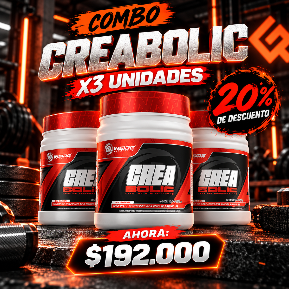 PROMO CREABOLIC X3