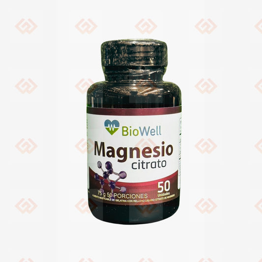 CITRATO DE MAGNESIO 500MG - 50 UNIDADES