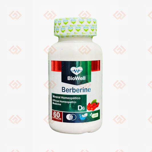 BERBERINA HOMEOPATICA 500MG - 60 CAPSULAS