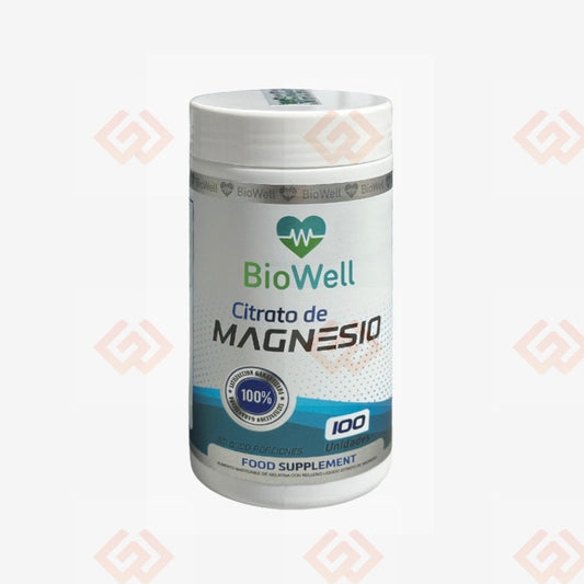 CITRATO DE MAGNESIO 500MG - 100 UNIDADES