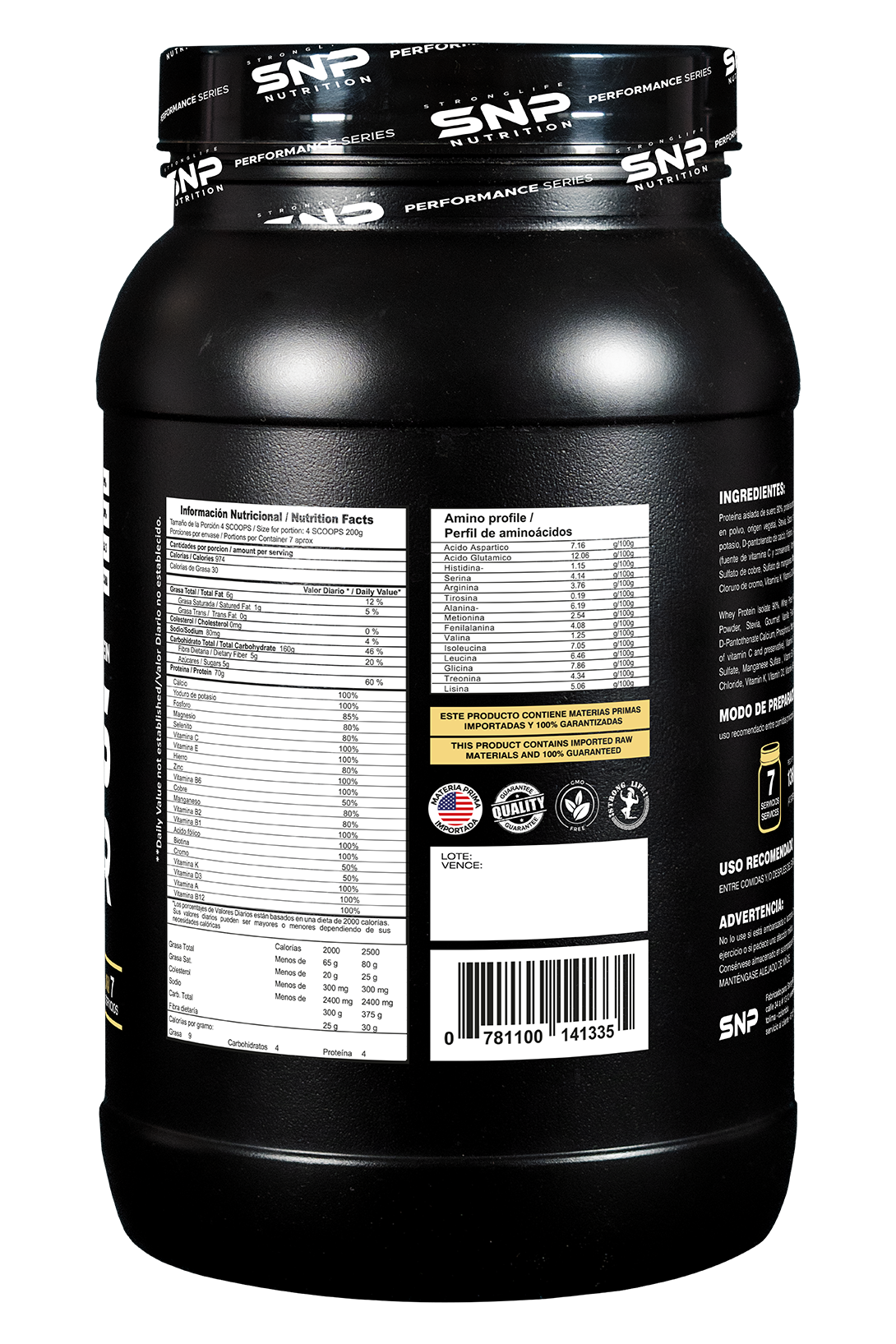 SNP MASS GAINER - 3LB