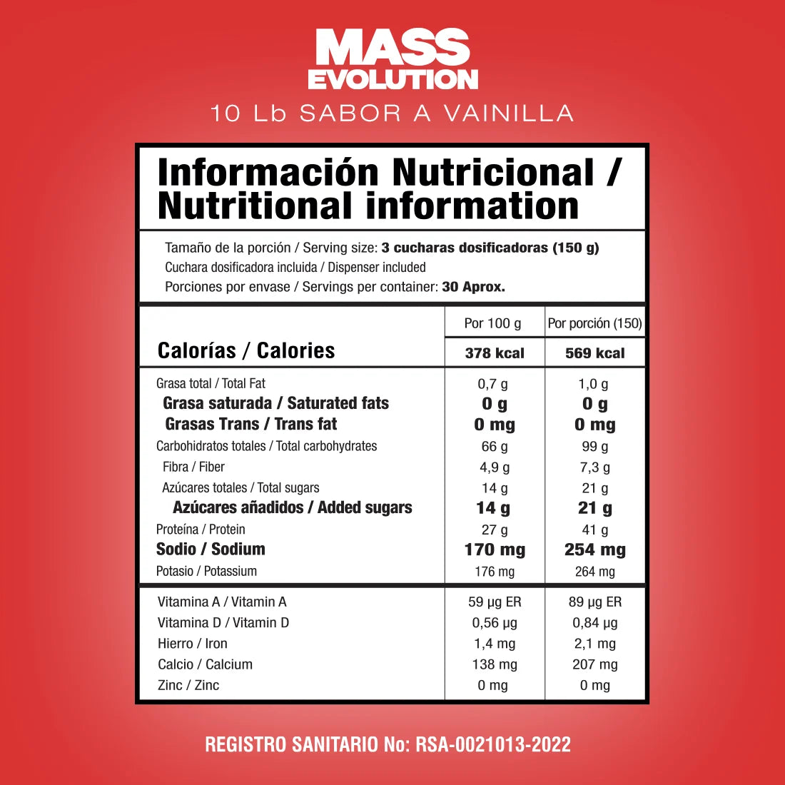 MASS EVOLUTION - 10LB - SUPER PROMOCION