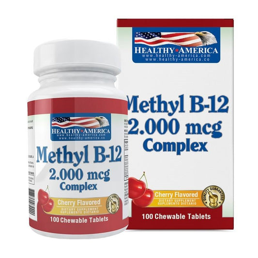 METHYL B-12 2.000MCG - 100 MASTICABLES