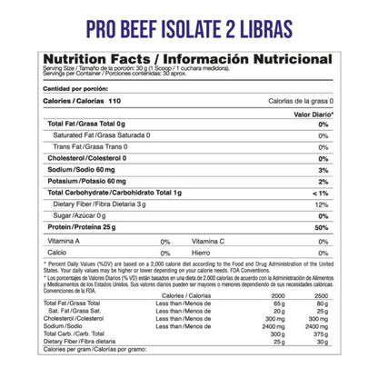 PRO-BEEF ISOLATE 2LB
