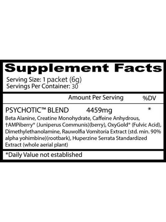 PSYCHOTIC ROJO - 30 PACKS