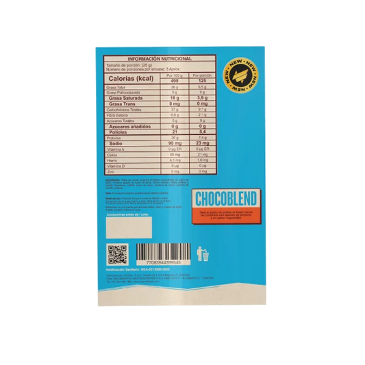 CHOCO BLEND - TABLETA DE CHOCOLATE PROTEICO
