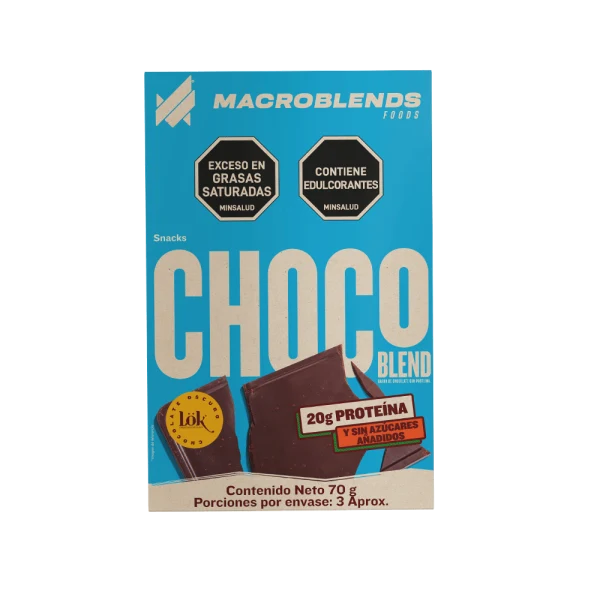 CHOCO BLEND - TABLETA DE CHOCOLATE PROTEICO