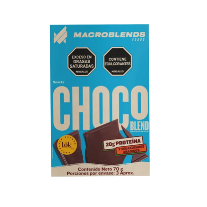 CHOCO BLEND - TABLETA DE CHOCOLATE PROTEICO