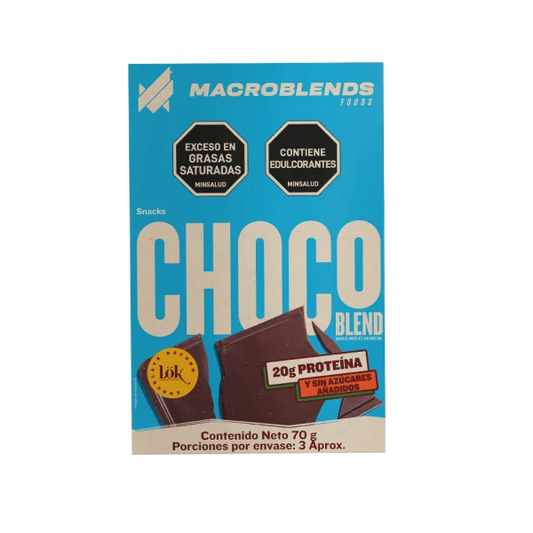 CHOCO BLEND - TABLETA DE CHOCOLATE PROTEICO