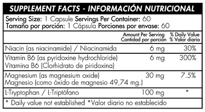 L-TRYPTOPHAN PLUS - 60 CAPSULAS
