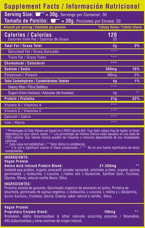 VEGAN PROTEIN 910G