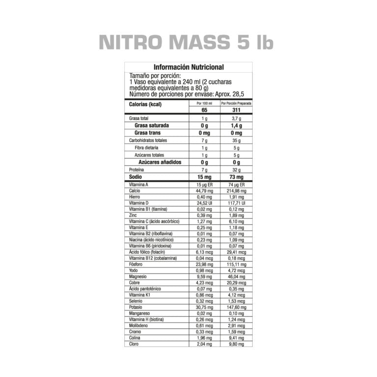 NITRO MASS - 2LB