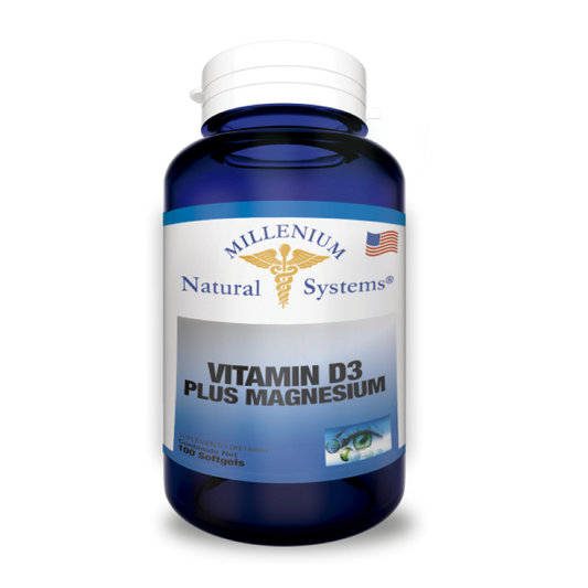 VITAMIN D3 + MAGNESIUM X 100 SOFTGELS